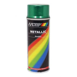 Bombe de peinture Motip Vert métallisé 400ml M04043 auto pour moto scooter