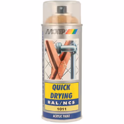 Peinture Aerosol Acryl Ral1011 Beige brun nuances de jaune Motip 400ml - Apportez de la Couleur et de la Protection à Vos Pro ...