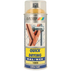 Peinture Aerosol Acryl Ral1005 Jaune Miel Motip 400ml