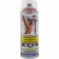 Peint acryliq séch rapide Rouge sign BRIL RAL3001