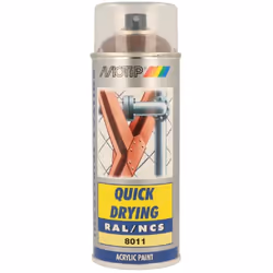 Peinture Aerosol Acryl Ral8011 Motip 400ml brun noisette - Apportez de la Couleur et de la Protection à Vos Projets Transform ...