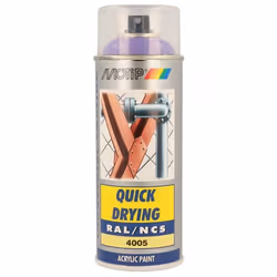 Peinture aérosol RAL 4005 Lilas bleu brillant 400ml MOTIP