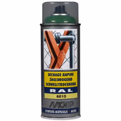 Peinture aérosol à séchage rapide avec une couverture et des propriétés de remplissage élevées pour un usage professionnel.