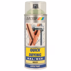 Peinture aérosol RAL 6021 Vert pâle brillant 400ml MOTIP