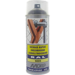 Peint acryliq séch rapide Noir prof BRIL RAL9005