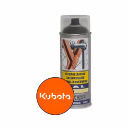 Peinture spéciale motoculture couleur ORANGE KUBOTA - Aérosol 400ml Couleur : Orange Kubota Séchage rapide - Anti-rouille - R ...