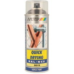 Motip - Peinture Aerosol Ral8019 Ral 400 Ml brun gris