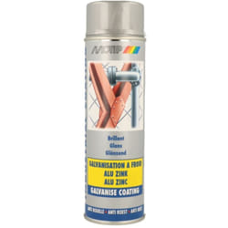 Peinture galvanisée, alu-zinc (M07302) 500ml - Motip