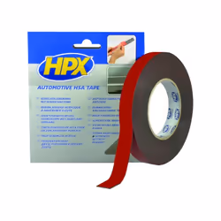 AUTOMOTIVE HSA TAPE- dim 9 mm x 10 mtrs Ruban adhésif double face acrylique à très forte adhérence Particulièrement adapté po ...