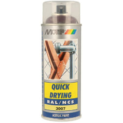 Peinture Aerosol Ral 3007 Motip Ral 400 Ml