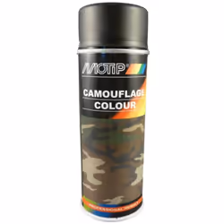 Vernis en aérosol Motip CAMOUFLAGE RAL 9021; 400 ml