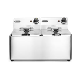 Hendi 205839 friteuse Double 16 L Autonome 7000 W Argent
