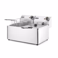 Hendi 205839 friteuse Double 16 L Autonome 7000 W Argent
