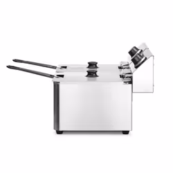 Hendi 205839 Double Friteuse 16L 7000W Argent - Vue supplémentaire 4