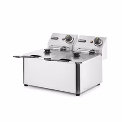 Hendi 205846 friteuse Double 8 L Autonome 6000 W Argent