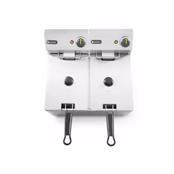 Hendi 205846 Double Friteuse 8L 6000W Argent - Vue supplémentaire 4