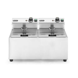 Hendi 207307 friteuse Double 16 L Autonome 7000 W Argent