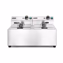 Hendi 207307 friteuse Double 16 L Autonome 7000 W Argent