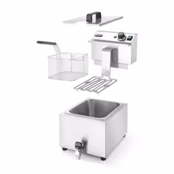 Hendi 209202 Friteuse 8L 3500W Argent - Vue supplémentaire 6