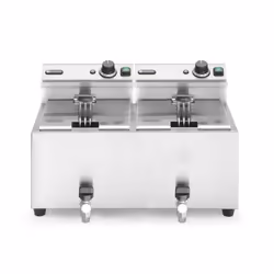 Hendi 209301 Friteuse Double 16 L 7000 W Argent - Vue supplémentaire 6