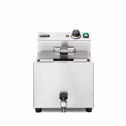 Hendi 209424, Friteuse, 10 L, 190 °C, Unique, Argent, Rotatif