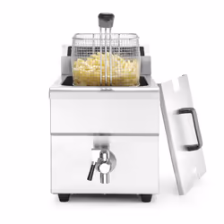 Hendi 215012 friteuse Unique 8 L Autonome 3500 W Gris clair