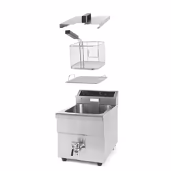 Hendi 215012 Friteuse 8L 3500W Gris clair - Vue supplémentaire 7