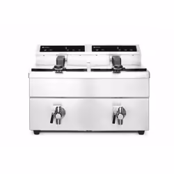 Hendi 215029, Friteuse, 16 L, Double, Argent, Boutons, Autonome