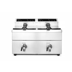 Hendi 215029 friteuse Double 16 L Autonome 7000 W Argent