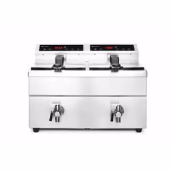 Hendi 215029 friteuse Double 16 L Autonome 7000 W Argent