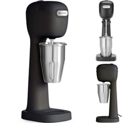 Mousseur à milkshake shaker 400 W noir - Hendi 221600