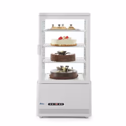 Hendi 233627, Réfrigérateur de point de vente, Pose libre, Blanc, Acier inoxydable, Métal, Droite