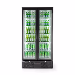 Hendi 233931, Vitrine arrière bar, Pose libre, Aluminium, Chrome, Chrome, gauche/droite, CE, RoHS