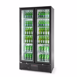 Hendi 233931 réfrigérateur et congélateur commerciaux Vitrine arrière bar 448 L Pose libre