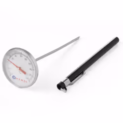 Numéro du fabricant: 271216 Caractéristiques du produit : - Thermomètre avec sonde HACCP – cadran - Plage de température de 0 ...