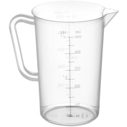 Gobelet doseur alimentaire avec graduations en polypropylène 0,5 l Hendi 567104