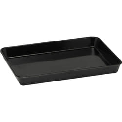 Bac à viande et aliments mélamine 350x250x40mm noir Hendi 568200