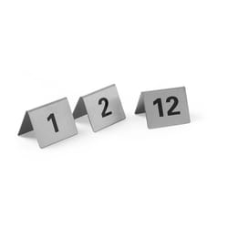 Hendi 663844 plaque nominative Acier inoxydable
