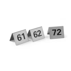 Hendi 663899 plaque nominative Acier inoxydable