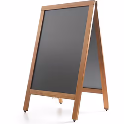 Numéro du fabricant : 664001 Panneau publicitaire - Autonome - Noir avec cadre en bois Paramètres : dimensions : 500x450x(H)8 ...