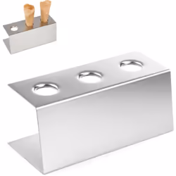 Numéro constructeur : 755730 Le support pour glace conique et ovale permet de placer 3 pièces à la fois. Il est fabriqué en a ...