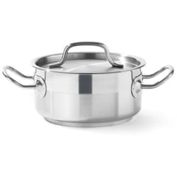 Marmite basse Profi Line avec couvercle 7,5 l Ø 280 x 120 h - Hendi 830505