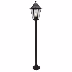 Ranex 5000.037 Interrupteur de détecteur, Éclairage au sol extérieur, Noir, Aluminium, IP44, Entrée, Façade, Jardin, Patio, T ...