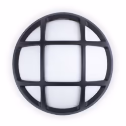 Smartwares GOL-004-HB Applique LED 4W extérieur rond noir en plastique, Éclairage de mural/de plafond extérieur, Noir, Plasti ...
