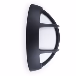 Smartwares GOL-004-HB Applique LED 4W extérieur rond noir en plastique