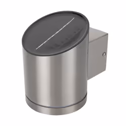 Smartwares 10.030.79 Applique LED extérieure en alu GWS-004-DS, Surface, Rond, 3000 K, IP44, Argent
