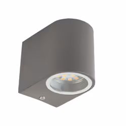 Ranex 5000.332 Projecteur, Éclairage mural extérieur, Gris, Aluminium, IP44, Garage, Jardin, I