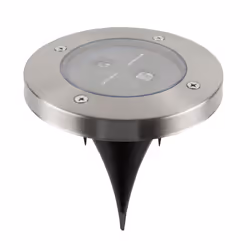 Ranex 5000.389 Luminaire extérieur LED de jardin sur mât, Éclairage au sol extérieur, Acier inoxydable, Acier inoxydable, IP4 ...
