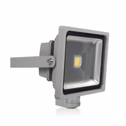 Smartwares XQ1224 Projecteur à LED avec capteur, 30 W, LED, 1 ampoule(s), Gris, IP65, Aluminium