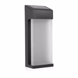 Smartwares OSL-50009 Applique LED solaire, Éclairage mural extérieur, Anthracite, Aluminium, IP44, Façade, Montage au mur